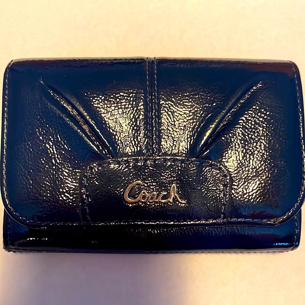 Beautiful navy Coach wallet